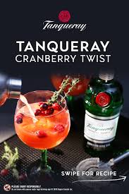 Tanqueray Cranberry Twist Bar Drink Recipes Cocktail Drinks Recipes Mixed Drinks Recipes