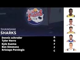 While kuzma still certainly possesses the ability to explode on the scoring sheet, the results have been a mixed bag. The Shanghai Sharks Are Looking Stacked For Next Season Youtube