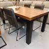 21 posts related to metal dining chairs wood table. 1