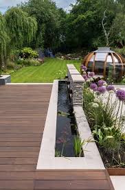 Contemporary Garden And Water Feature Water Features In The Garden Landscaping Water Feature Patio Water Feature