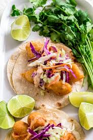 Baja Fish Tacos Beer Battered Fish Taco Recipe Confetti Bliss Recipe Baja Fish Tacos Mexican Food Recipes Authentic Fish Tacos