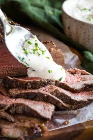 Snip the twine off of the meat with kitchen shears and remove. Best Ever Easy Horseradish Sauce Steakhouse Style The Busy Baker