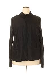 Details About Croft Barrow Women Black Jacket 1 X Plus