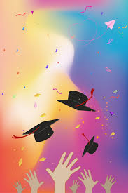 Graduation Season Cheers Poster Background Illustration Graduation Season Starlight Stage Lights Background Image For Free Download
