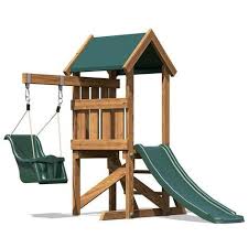 Toddlers Climbing Frame Microfort Baby Swing Outdoor Pressure Treated Childrens Garden Slide Wooden Climbing Frame Baby Swing Outdoor Childrens Garden Slide