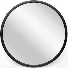 473.76(h)x296.15mm(v) metal frame + super slim design can be oem, customized according to detailed demand black, white or silver color. Infinity Instruments Nera 22 Inch Round Hanging Wall Mirror Black Matte Frame Walmart Com Walmart Com