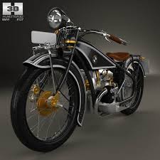 3d Model Of Bmw R32 1923 Bmw Motorcycle Vintage Car 3d Model Bmw