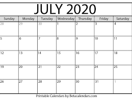 Also available as a digital download. Blank July 2021 Calendar Printable Teaching Resources