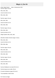 Chawki magic in the airmagic system ft. ÙÙÙØ§Øª Magic In The Air Ø§ÙØ³Ø­Ø± ÙÙ Ø§ÙÙÙØ§Ø¡ Magic System ÙØ¸Ø§Ù Ø§ÙØ³Ø­Ø±