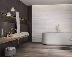 Like any neutral it can wash out a room, but get it right in your bathroom and you'll see why grey is the colour trend of. White Beige Structures And Wood In A Modern Bathroom Ceramika Paradyz
