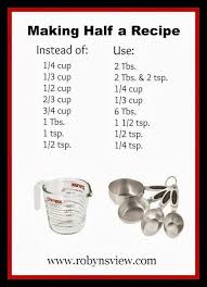 When You Want To Make Half The Recipe Making Half A Recipe Half And Half Recipes Food Hacks