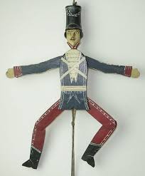 Hussar Jumping Jack German C Late 19th Century Jumping Jacks Victorian Toys Folk Art