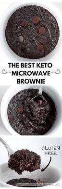 The Best Keto 1 Minute Microwave Brownie Mouthwatering Motivation Recipe In 2020 Dessert Calories Microwave Chocolate Chip Cookie Baked Dessert Recipes