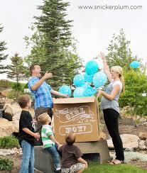 Gender Reveal Balloon Box Release Snickerplum S Party Blog Snickerplum