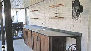 Constructing a modular outdoor kitchen may take only a few hours when compared to building a customized outdoor kitchen that may take weeks. Diy Outdoor Kitchen By Stone And Sons Workshop