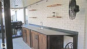 You will love this rustic outdoor tv cabinet with double doors. Diy Outdoor Kitchen By Stone And Sons Workshop