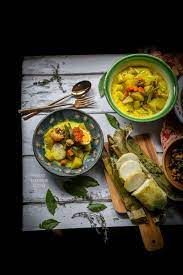 How To Prepare Lontong Sayur Medan Medanese Rice Cakes With Savory Dishes Lontong Indonesianrecipes Savoury Dishes Food Baby Food Recipes