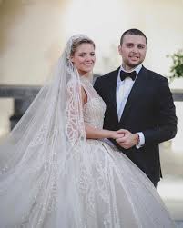 Elie Saab Designed A Gorgeous Wedding Dress For Daughter In Law Christina Most Beautiful Wedding Dresses Extravagant Wedding Dresses Beautiful Wedding Dresses