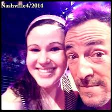 Bruce & Fan Selfies Nashville 2014  #theboss#fan#selfie#springsteen#springsteenfans #concert#estreetfans…