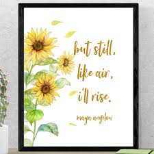 Still I Ll Rise Maya Angelou Poem Encourage Printable Etsy Wall Art Instant Download Floral Wall Art Maya Angelou Poems