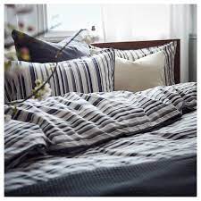 I 7 migliori ikea copripiumino matrimoniale del 2021 louisa parure copripiumino euronova parure copripiumino matrimoniale royal linen collection umi. Randgras Quilt Cover And 2 Pillowcases Grey Stripe 240x220 50x80 Cm Ikea