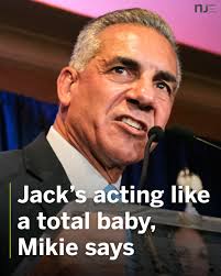 According to The Philadelphia Inquirer, Democratic gubernatorial candidate  Mikie Sherrill said she thinks Republican Jack Ciattarelli is “acting like  a total baby” by threatening legal action against her. You'll remember that  during