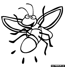 Firefly Unit Coloring Pages Insect Coloring Pages Online Coloring