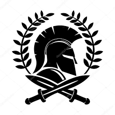 Descargue El Vector De Stock Casco Espartano Y Espadas Cruzadas Sobre Un Fondo Blanco Sin Royalties 100867 Grekiska Tatueringar Tatuering Inspiration Tatuering
