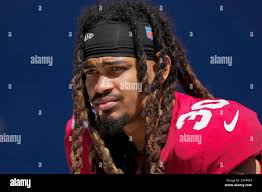 Arizona Cardinals wide receiver Xavier Weaver looks