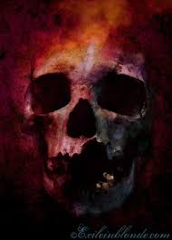 Posthumous By Exileinblonde On Deviantart Skull Painting Easy Skull Drawings Skulls Drawing