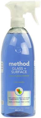 This glass cleaner does a marvelous job in all situations. Method Glass Plus Surface Cleaner Mint 28 Fl Oz Vitacost
