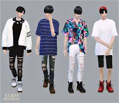 Bangs sims 4 cc accessory. Korean Style Sims 4