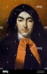 La révolution de juillet à Paris, Louis Philippe fait un serment le 9 août  1830, peinture de E. Deveria dans la Galerie Nationale de Versailles,  l'amélioration numérique reproduction à partir d'un original