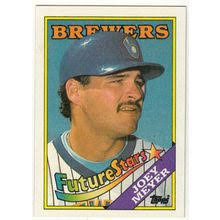 1988 Topps baseball rookie card 312 Joey Meyer RC