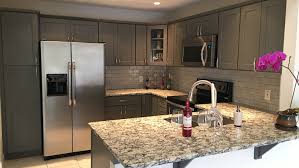 Decide what kind of fitting you prefer in your tall kitchen unit, like adjustable shelves, drawers or other smart storage solutions. Grey Shaker Cabinets Shop Online At Wholesale Cabinets