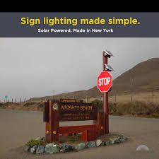Genlight Commercial Solar Sign Lighting Kit For Monument Signs In 2020 Sign Lighting Solar Solar Lighting System