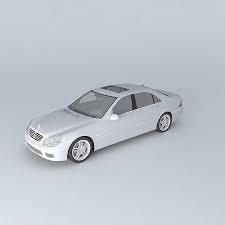 600 slots (10x60) • drive : Mercedes Benz S65 Amg W220 2005 Free 3d Model Cgtrader