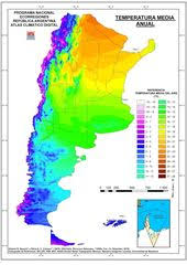 Biomes Found In The United States Annual Temperature Map Of Argentina And The Falkland Islands Map Falkland Islands Argentina