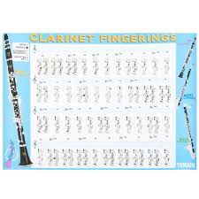 yamaha clarinet fingering chart