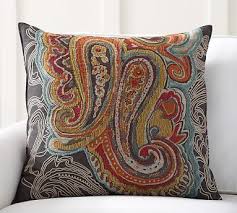 Houston Paisley Pillow Cover Paisley Pillows Pottery Barn Pillows Pillows