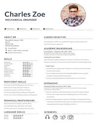 When writing cv summarize all your academic and professional credentials on a sheet of paper showcase this information in professional cv format. 10 Mechanical Engineering Resume Templates