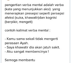 Adalah karya yang bisa berdiri sendiri, tanpa perlu menggunakan benda sebagai tambahan pada proposal, sebagai aturan, proposal ini adalah proposal pasif. Contoh Soal Dan Materi Pelajaran 8 Contoh Kata Verba