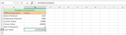 Best Excel Tutorial Nper Function Comprehension And 10 Different Formulas