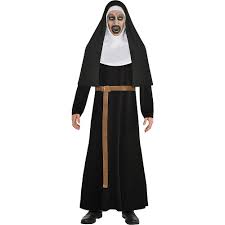 Don't forget the distressed faux leather belt to finish it off. Mens Nun Costume The Nun Party City