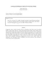 100%(3)100% found this document useful (3 votes). Pdf Cadangan Penyediaan Tempat Wuduk Yang Efisien