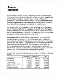 Income Statement Templates 29 Free Docs Xlsx Pdf Income Statement Statement Template Income
