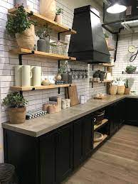 1001 idees cuisine noir mat et bois elegance et sobriete cuisine retro moderne belle cuisine cuisine moderne