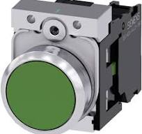 Siemens 3SU11500AB401BA0 Pushbutton Unit, 22 mm, Metal ...