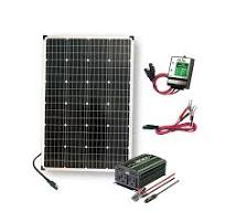 Polycrystalline Solar Panel with Power Inverter and 11 Amp Charge  Controller NEW