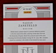 2024 Panini National Treasures Nazzan Zanetello Auto Patch #21/25 (SS-NZT)